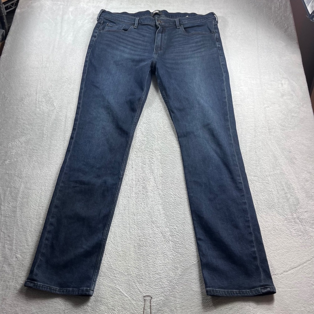 Paige Federal Slim Straight Leg Jeans Mens 40‎ Dark Wash Denim Stretch